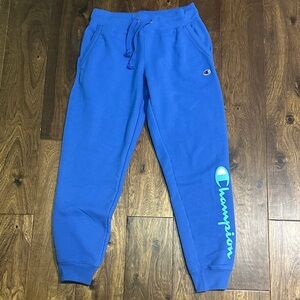 Champion Blue Joggers Size Medium
